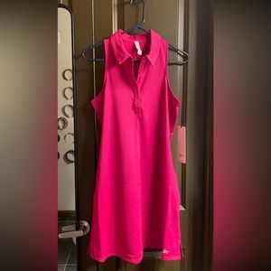 Alo Yoga pink dress